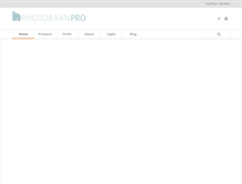 Tablet Screenshot of photobarnpro.com